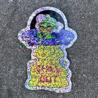Image 2 of Chill Out Glitter Vinyl Sticker