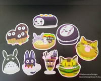 Image 1 of Ghbli inspired food theme stickers