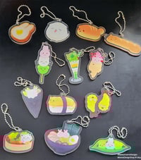 Image 1 of Cute kawaii animal food Keychain