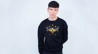 Image 4 of  Death's Head Hawk Moth Crewneck Sweatshirt