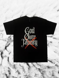 Image 1 of God Over Money [on Black]