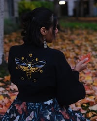 Image 1 of Death's Head Hawk Moth Cardigan