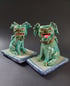 Foo dogs (glossy jade) Image 2