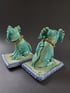 Foo dogs (glossy jade) Image 4