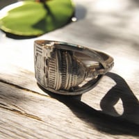 Image 2 of Vintage Sterling Silver Pinkie ring - Size H - Washington DC