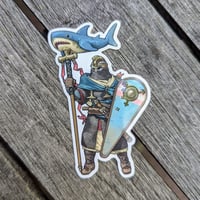 Trans Pride Huscarl- 3 inch Glossy Vinyl Sticker