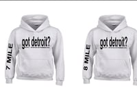 Image 2 of GOT DETROIT? HOODIE WHITE/BLACK 
