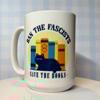 *B-GRADE* Ban The Fascists, Save The Books mug