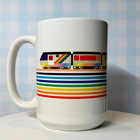 Image 1 of *B-GRADE* Rainbow Train mug