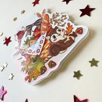 Image 2 of Autumn Apple Basket - Magnetic Bookmark