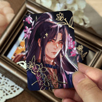 Image 3 of Feng Xin & Mu Qing Gold Foil Photocards