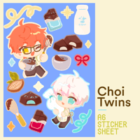 Choi Twin A6 Sticker Sheet
