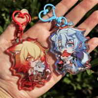 Image 1 of Phainon & Mydei Rainbow Epoxy Charms