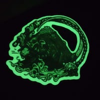 Image 1 of Ratfolk Plague Priest - 2.5inch Glow in the Dark Vinyl Sticker