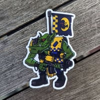 Old Skool Dakka Boy - 3 inch Glossy Vinyl Sticker