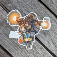 Image 2 of Terminid Exterminator - 3 inch Transparent Vinyl Sticker