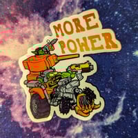 Image 4 of Ed Roth Style Mutant Motor Pool - 3 Glossy Vinyl Sticker