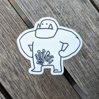 Image 1 of Proud Orc Graffiti - 2 inch Transparent Vinyl Sticker