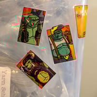 Image 1 of Three Hunky Boyz Sticker Pack - 3 Transparent Vinyl Stickers