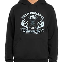 Image 1 of Preserve wildlife use freezer bags hunting shirt
