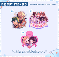 Image 3 of ✧ Die Cut Stickers/Sticker Packs ✧