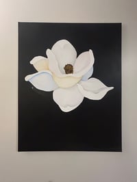 Image 1 of Black Magnolia Painting