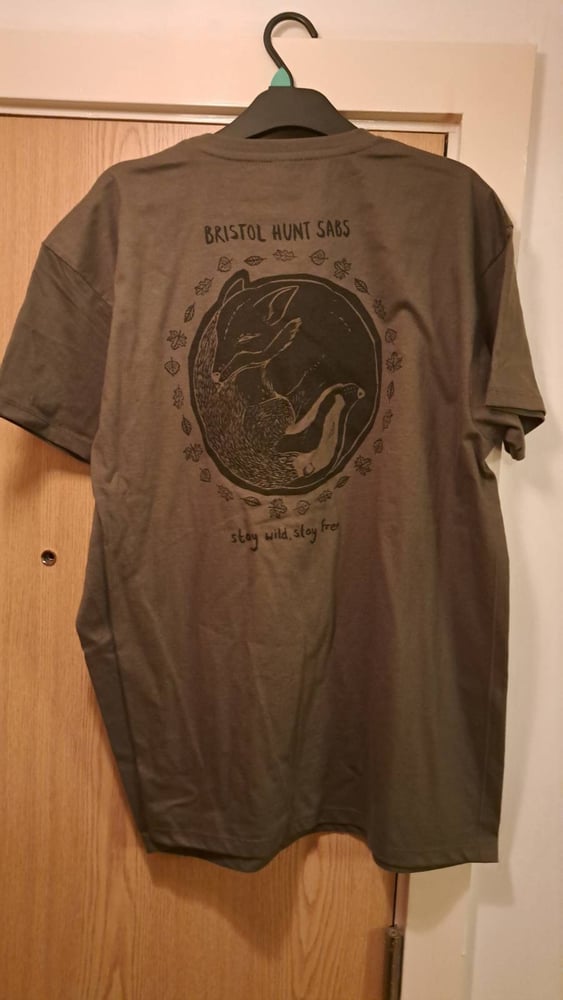 Image of Green Fox/Badger tee