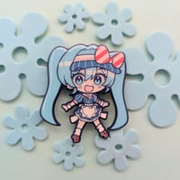 Image 2 of Miku and Teto Mesmerizer Enamel Pins