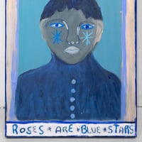 Image 3 of 'Roses Are Blue Stars'  - Original Painting 