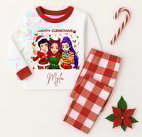 Kpop D hunters personlised merry christmas pyjamas 