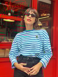 Image 1 of Camiseta Sailor "Azul/Blanco"
