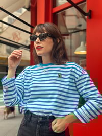 Image 3 of Camiseta Sailor "Azul/Blanco"