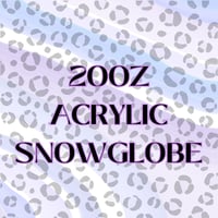 Image 1 of 20OZ ACRYLIC SNOWGLOBE