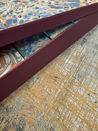 Image 9 of Heirloom box containing 24 small boxes FILLED with Hand Marbled Decorations 