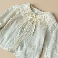 Image 2 of Cotton Ruffle Blouse