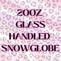 Image 1 of 20OZ GLASS HANDLED SNOWGLOBE