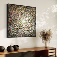 Image 6 of 'Earthed 20' - 105x105cm, FRAMED in Black