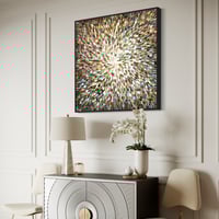 Image 14 of 'Earthed 20' - 105x105cm, FRAMED in Black