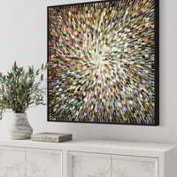 Image 13 of 'Earthed 20' - 105x105cm, FRAMED in Black