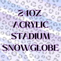 Image 1 of 24OZ  ACRYLIC STADIUM TUMBLER