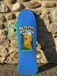 Hateful Monday Blue oldschool Caballero skate deck