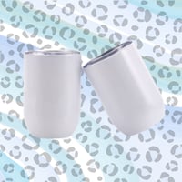 Image 2 of 12OZ SUBLIMATION TRAVEL COFFEE/WINE TUMBLER