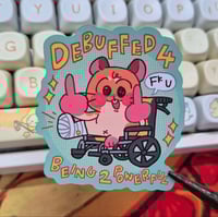 Debuffed sticker