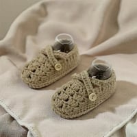Handmade Baby Shoes Light Brown 