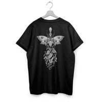 Image 2 of Mutated Insect - Black T-Shirt - FRONT & BACK Print