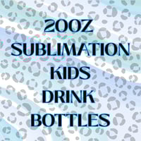 Image 1 of 20OZ KIDS SUBLIMATION DRINK BOTTLES