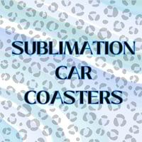 SUBLIMATION CAR COASTERS
