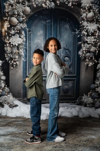 Image 2 of Dec 3rd Blue and Silver Foyer Holiday minis- For Families and kids! 