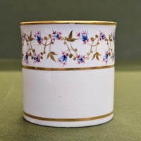 Image 2 of Antique Georgian Worcester Coffee Can c.1810