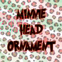 Image 1 of MINNIE HEAD ORNAMENT